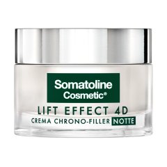 somatoline cosmetic lift effect 4d viso chrono filler crema notte 50 ml